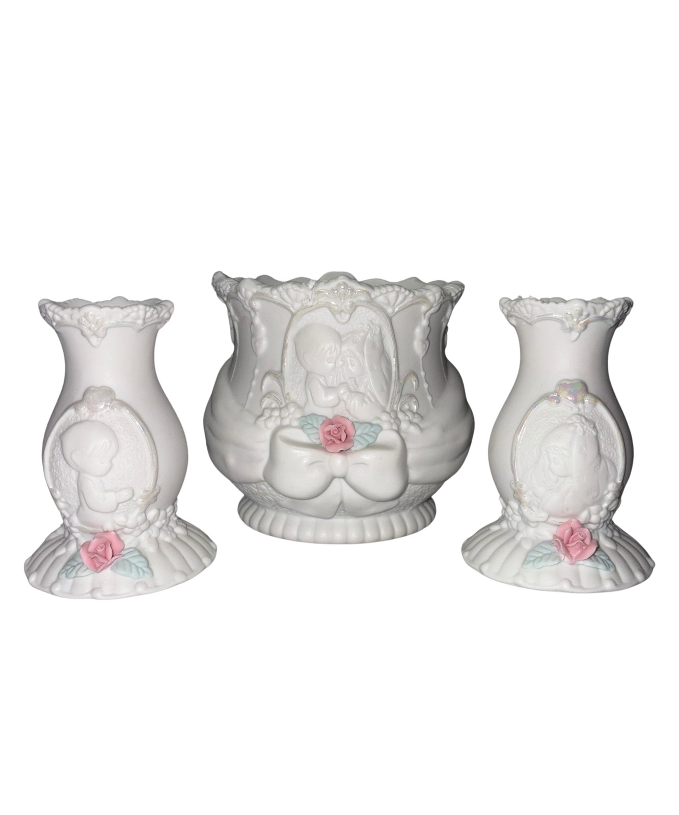 Precious Moments: 135623, PM Wedding Unity Candle Holder – With Box