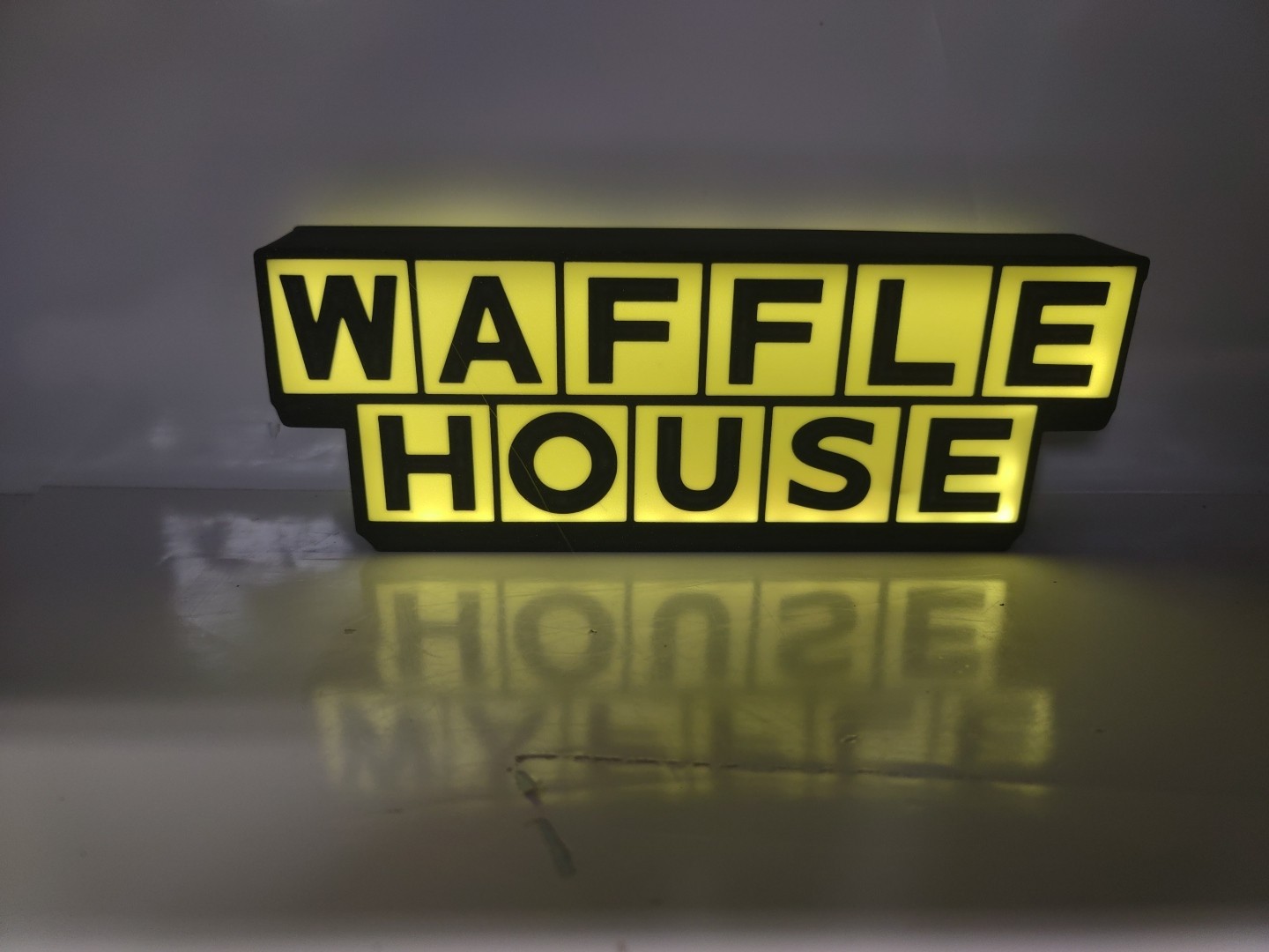 Waffle House Lightbox Sign Double Sided