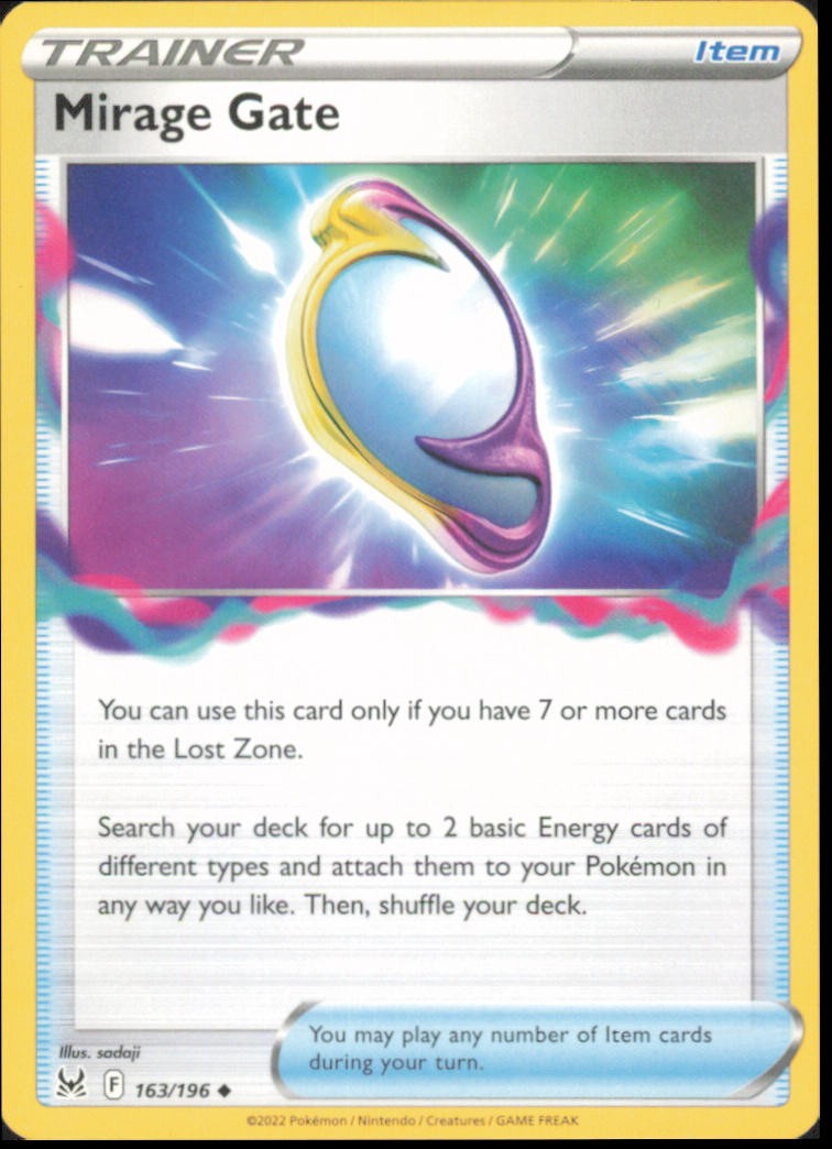🔥 MIRAGE GATE 163/196 LOST ORIGIN UNCOMMON POKEMON NM/M SADAJI 🔥