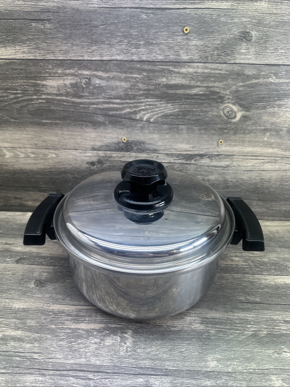 Lustre Craft Stainless Steel 9.5 inch 4 Quart Slow Cooker Pot With Domed Lid