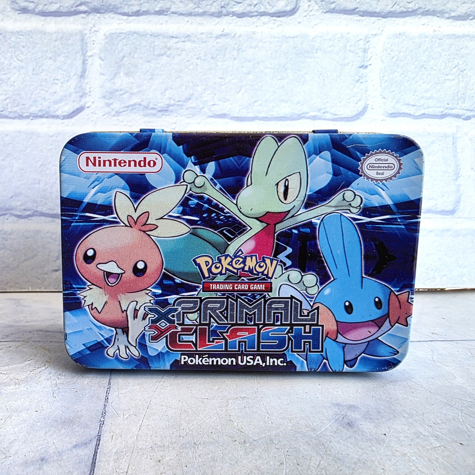 Pokemon Primal Clash Tin XY Rare USA Release Card Storage
