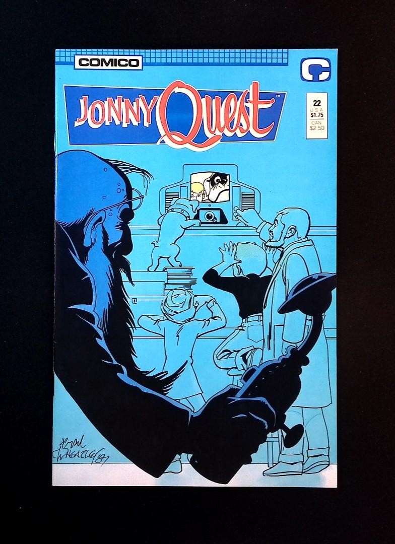 Jonny Quest #22 Comico 1987 William Messner-Loebs wrap around cover