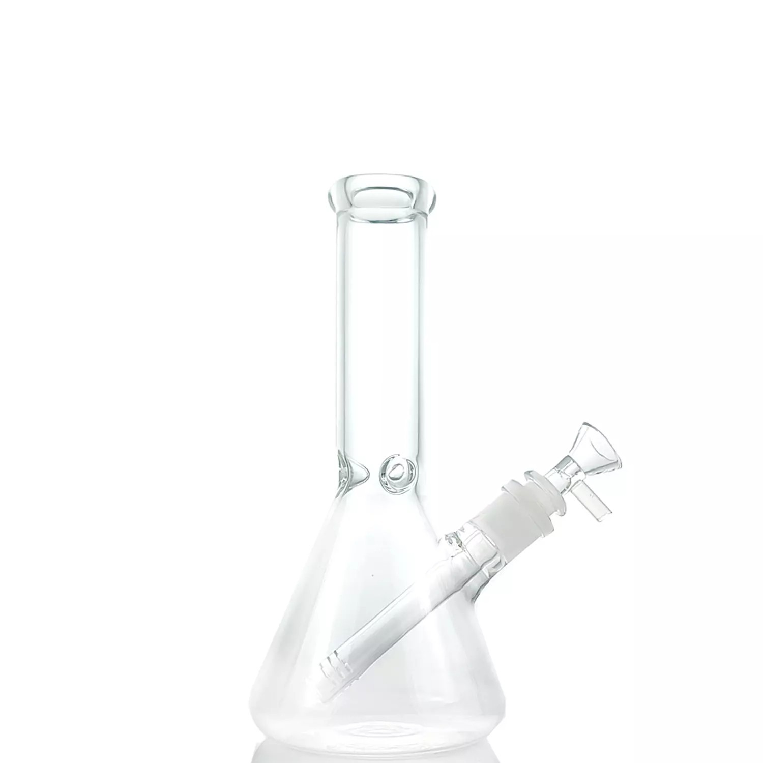 8 inch Heavy Glass Bong Water Pipe Smoking Bong Beaker + 14mm Bowl hookah USA