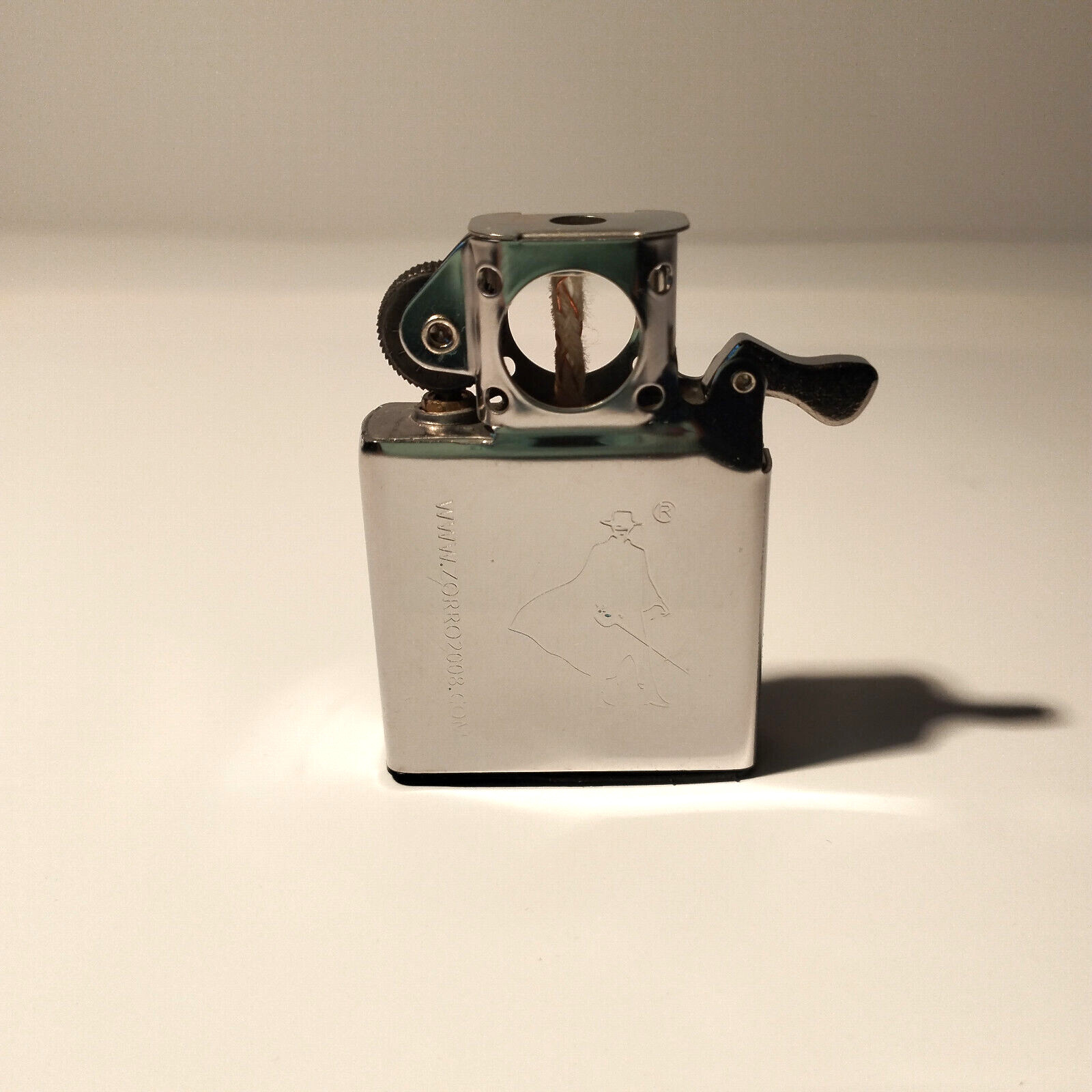 Zorro Stainless Steel Pipe Lighter Insert with Bottom Rubber Gasket, Fits: Zippo