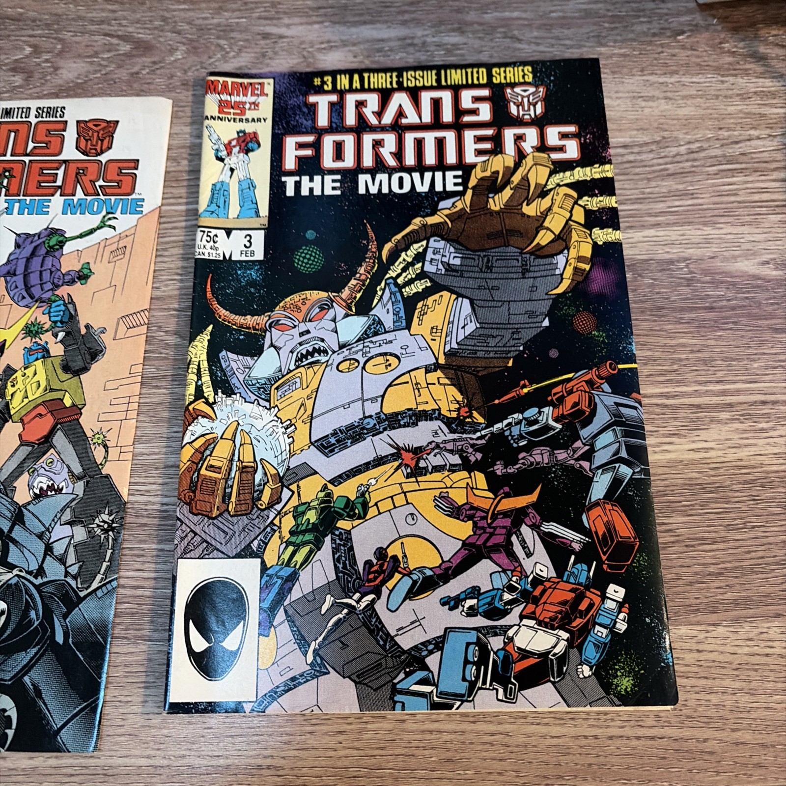 Transformers The Movie # 1-3 (complete set), 1986 NM!!