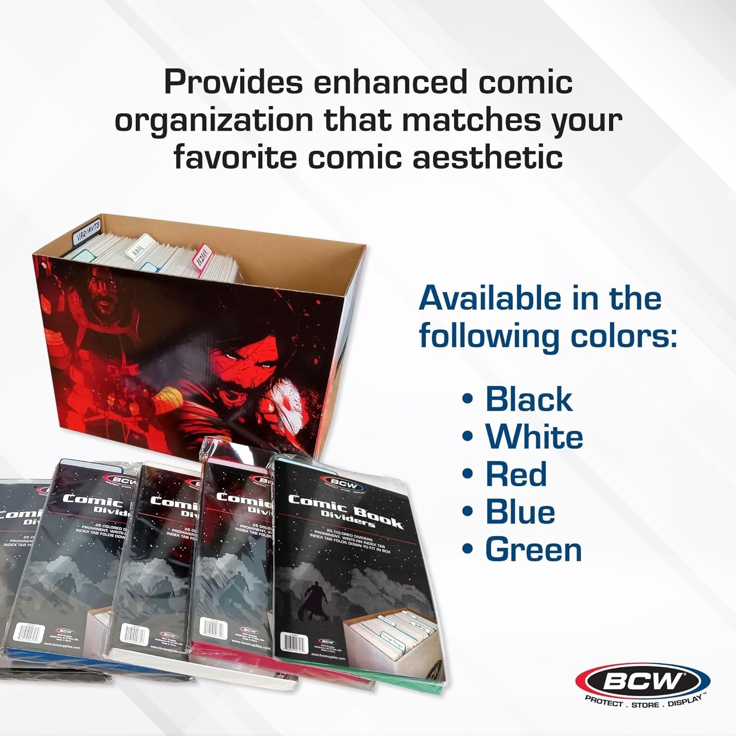 Efficient Comic Organization | Archival Dividers, 25 Pack