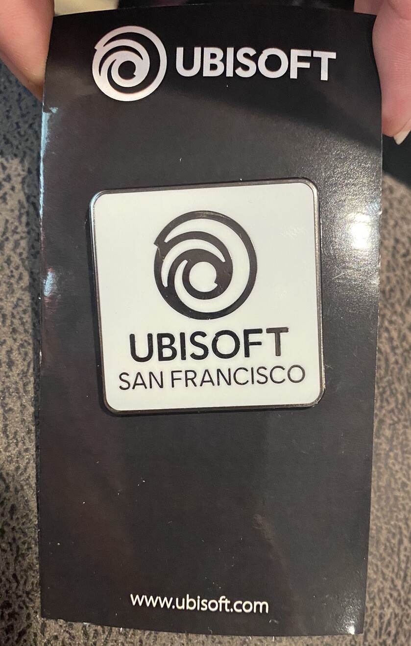 Ubisoft Logo San Francisco hat Pin Assassins Creed Shadows EMPLOYEE BADGE