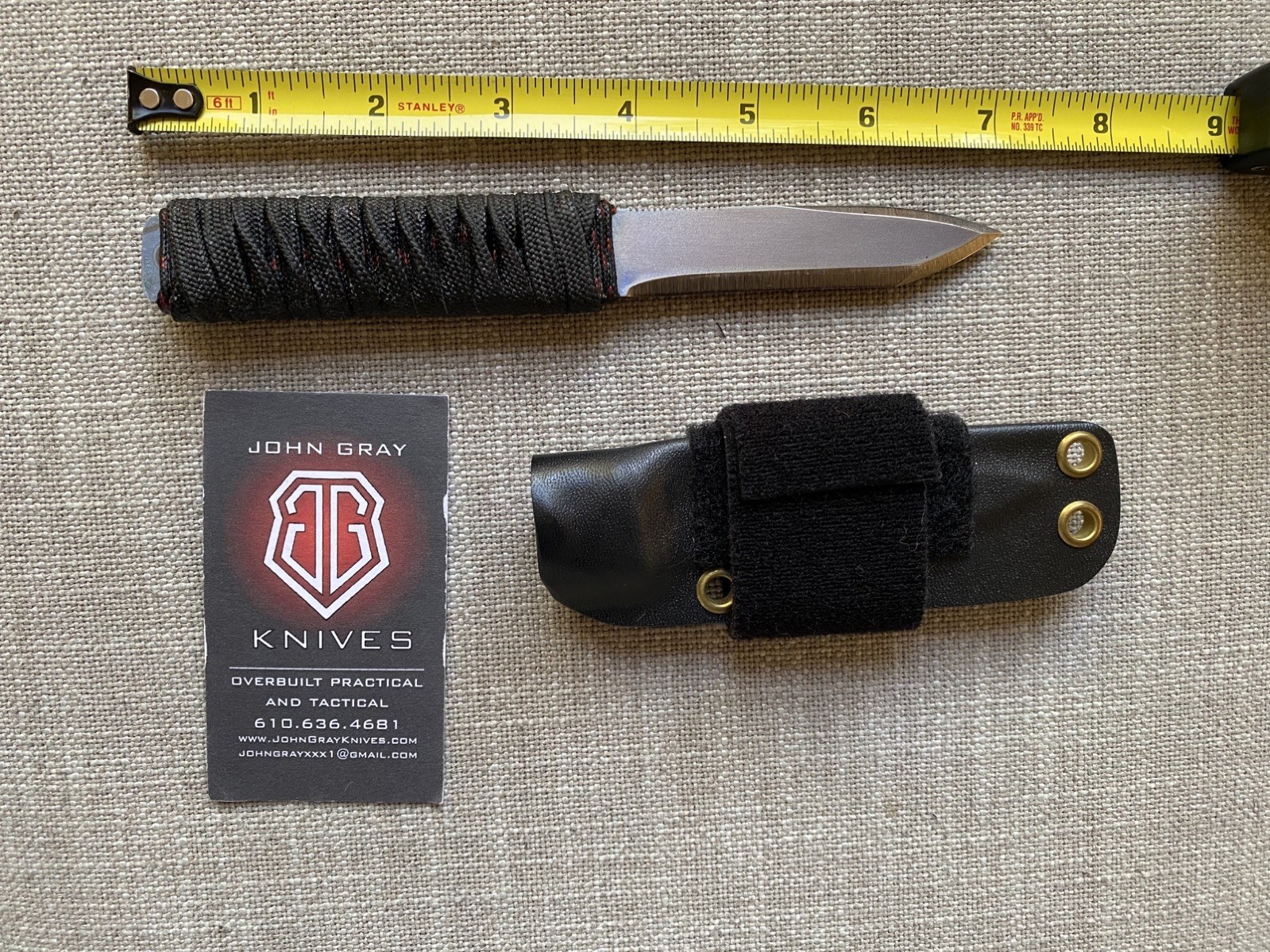 John Gray Knives Fixed Blade Titanium Lightweight Not Pikal