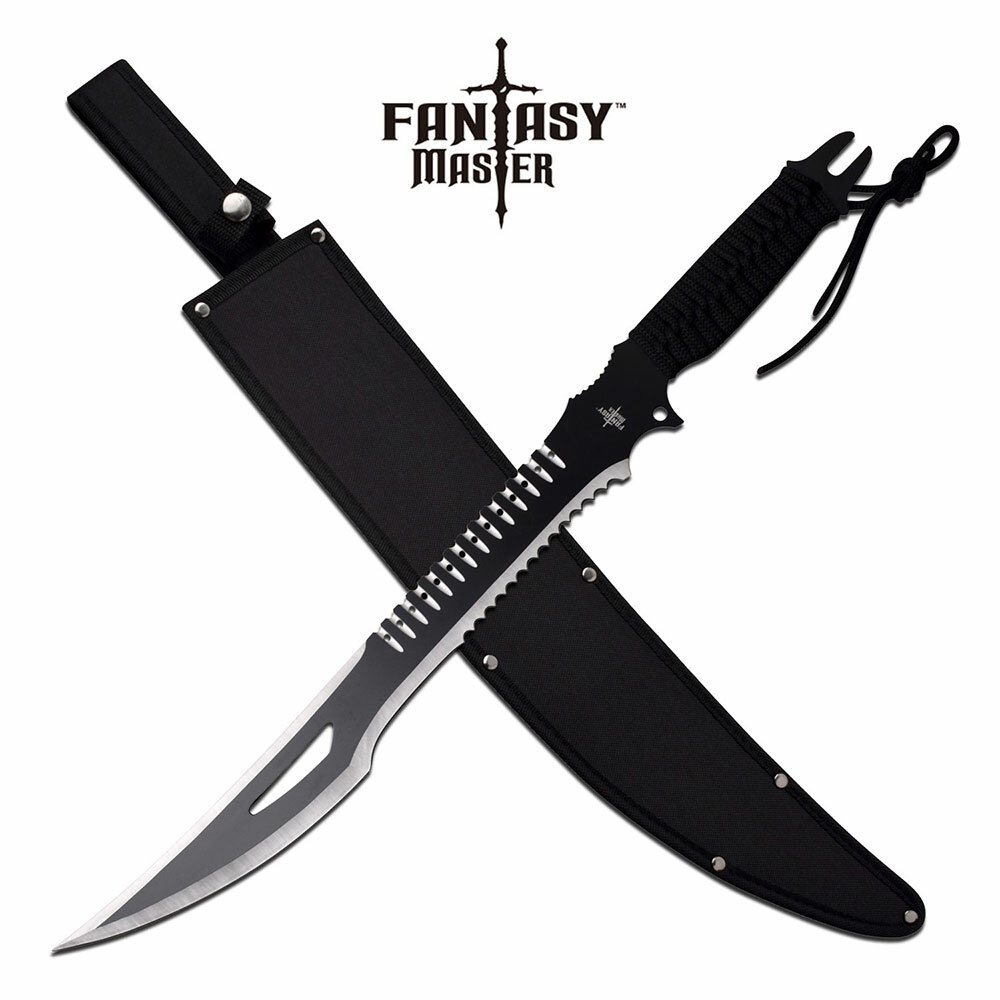 Fantasy Master 25″ Short Sword with Cord Wrapped Handle and Nylon Sheath