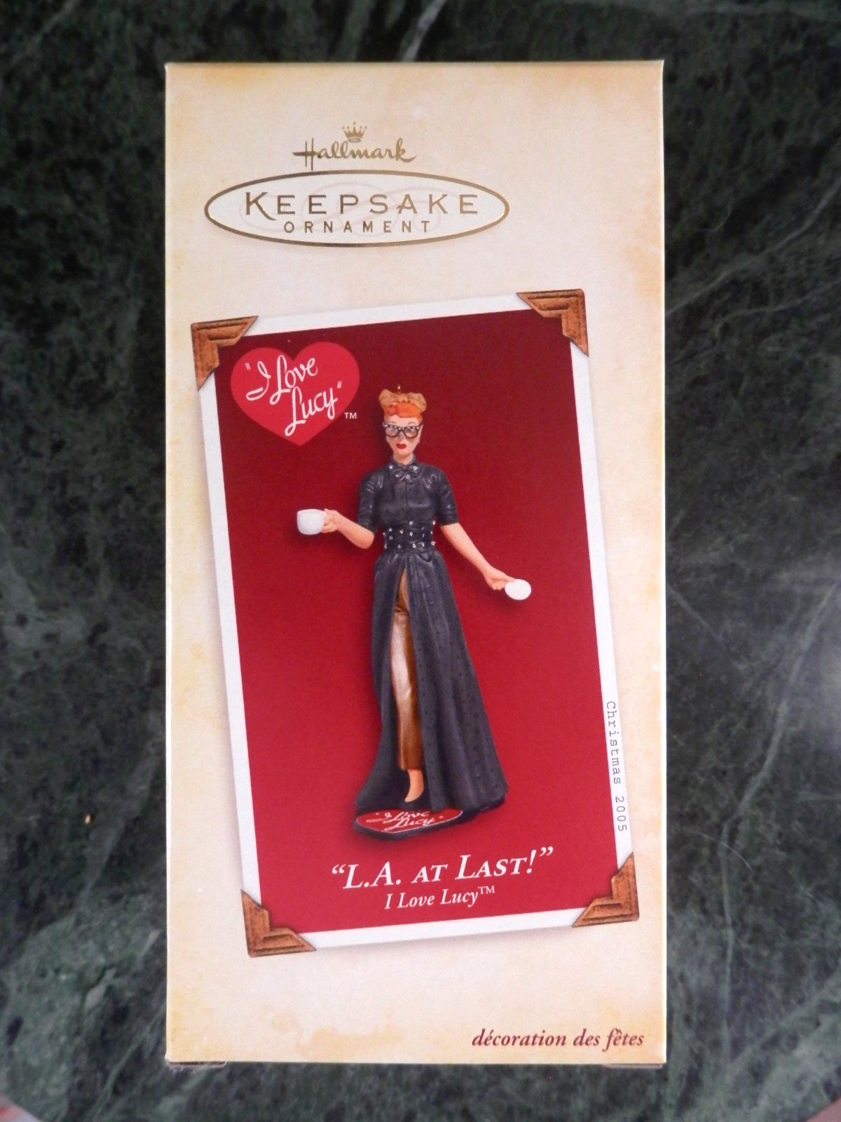 I Love Lucy Lucille Ball L A At Last Hallmark Ornament NEW NIB