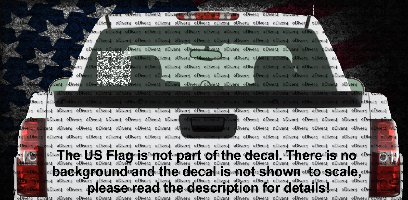 Trump Dance QR Code Vinyl Decal US Made & Seller MAGA