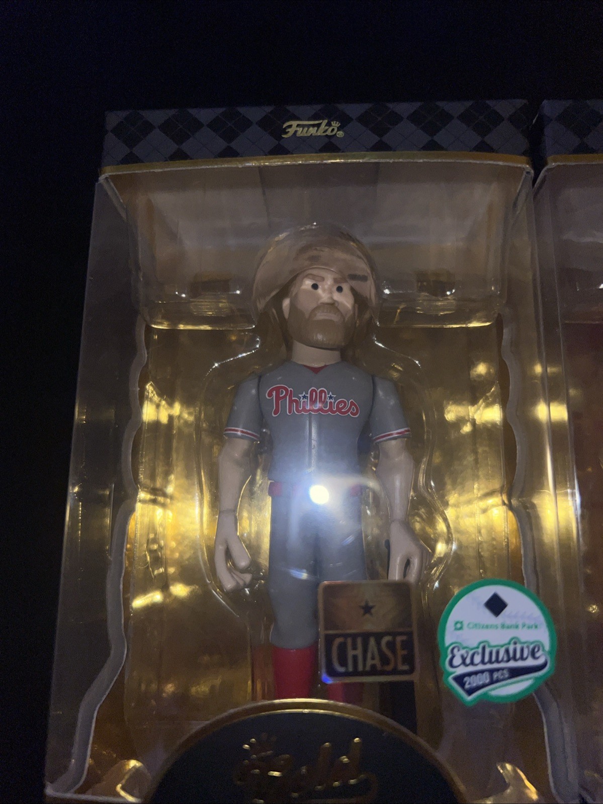 Bryce Harper Premium Funko Pop Vinyl Premium Gold Figure With Chase Variant SGA