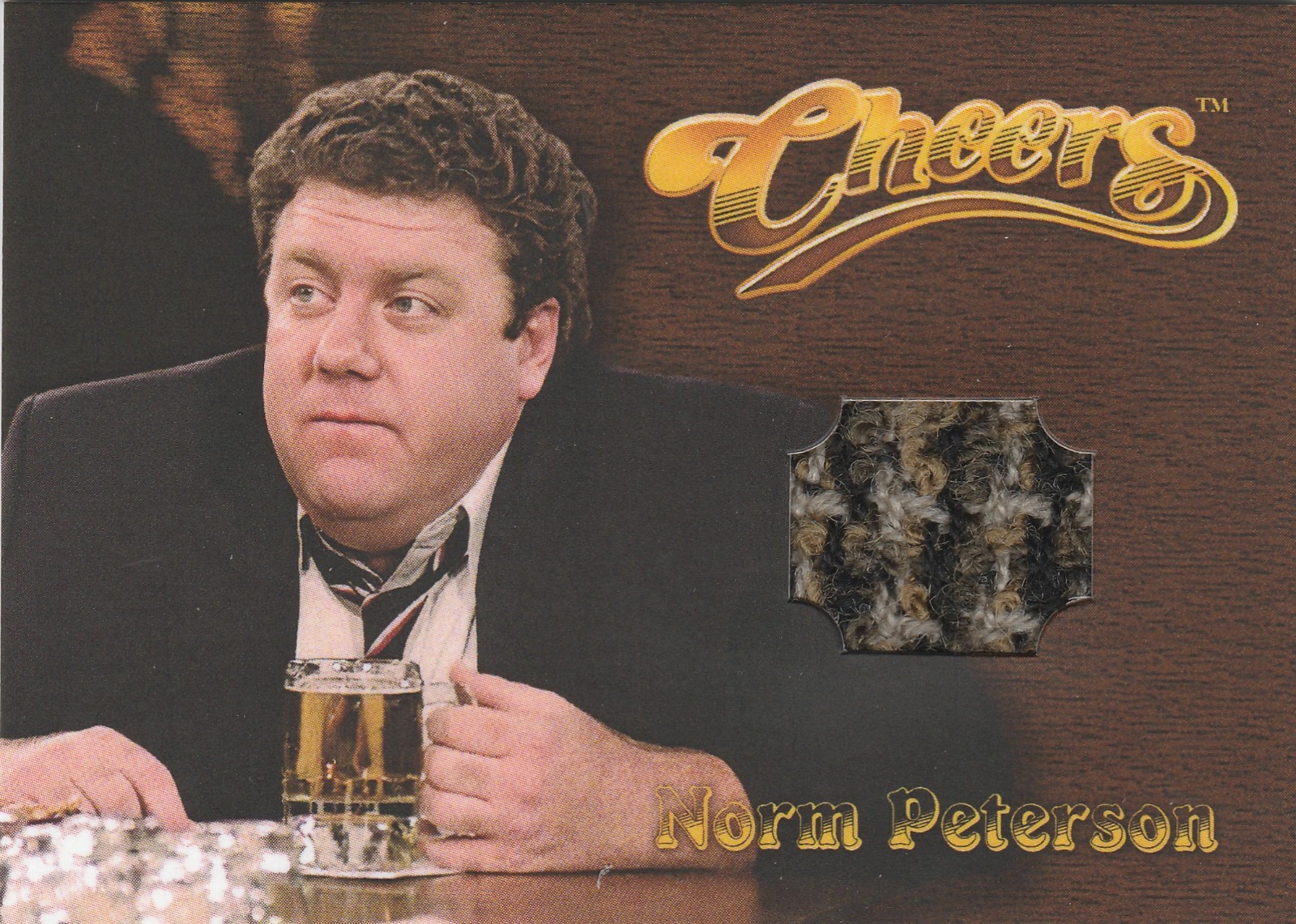 2025 Cheers Premier Edition Norm Peterson Costume Relic CR4