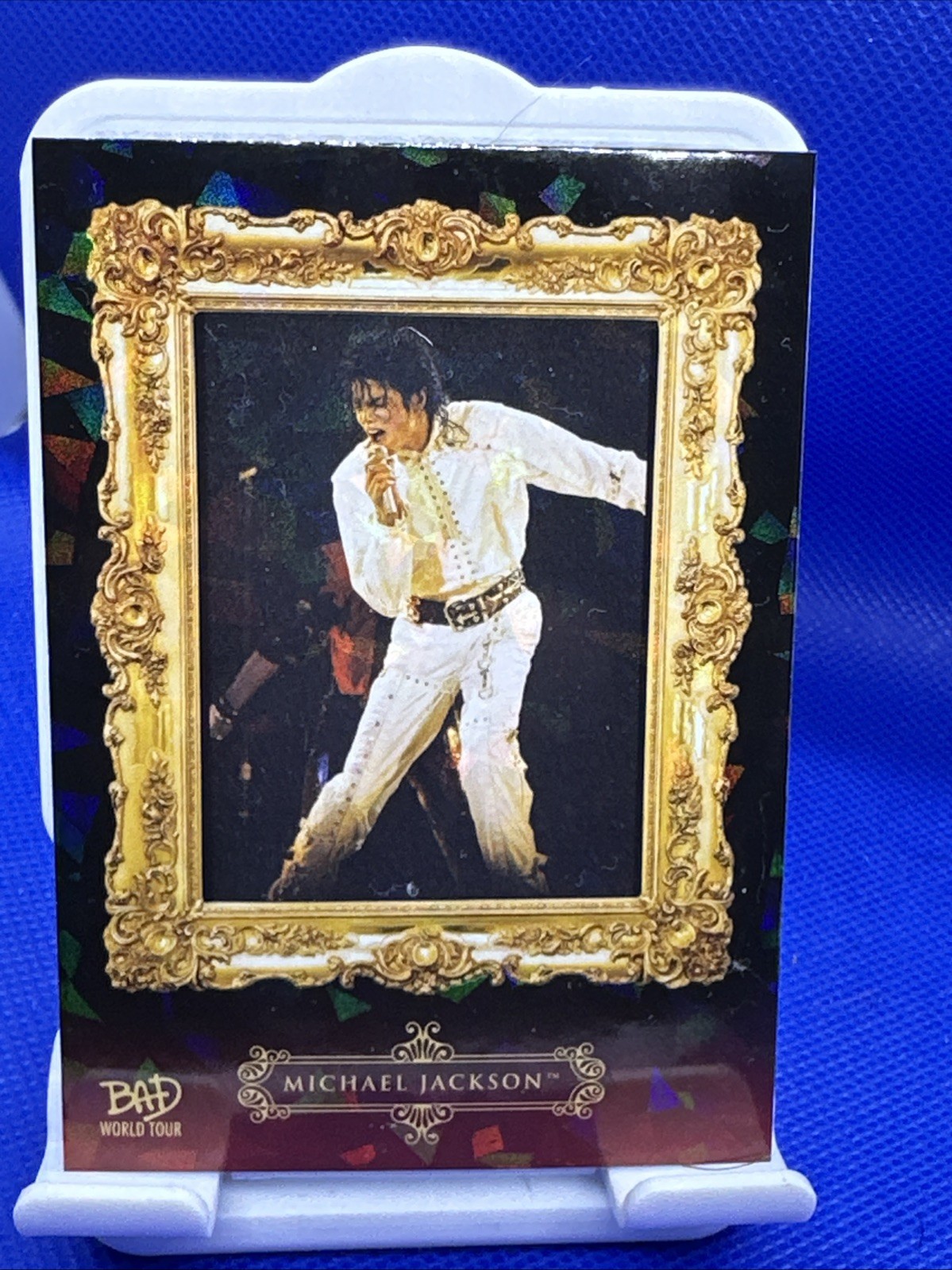 2026 Keepsake MICHAEL JACKSON BAD WORLD TOUR Gallery 03/87 Red Cracked Ice SP