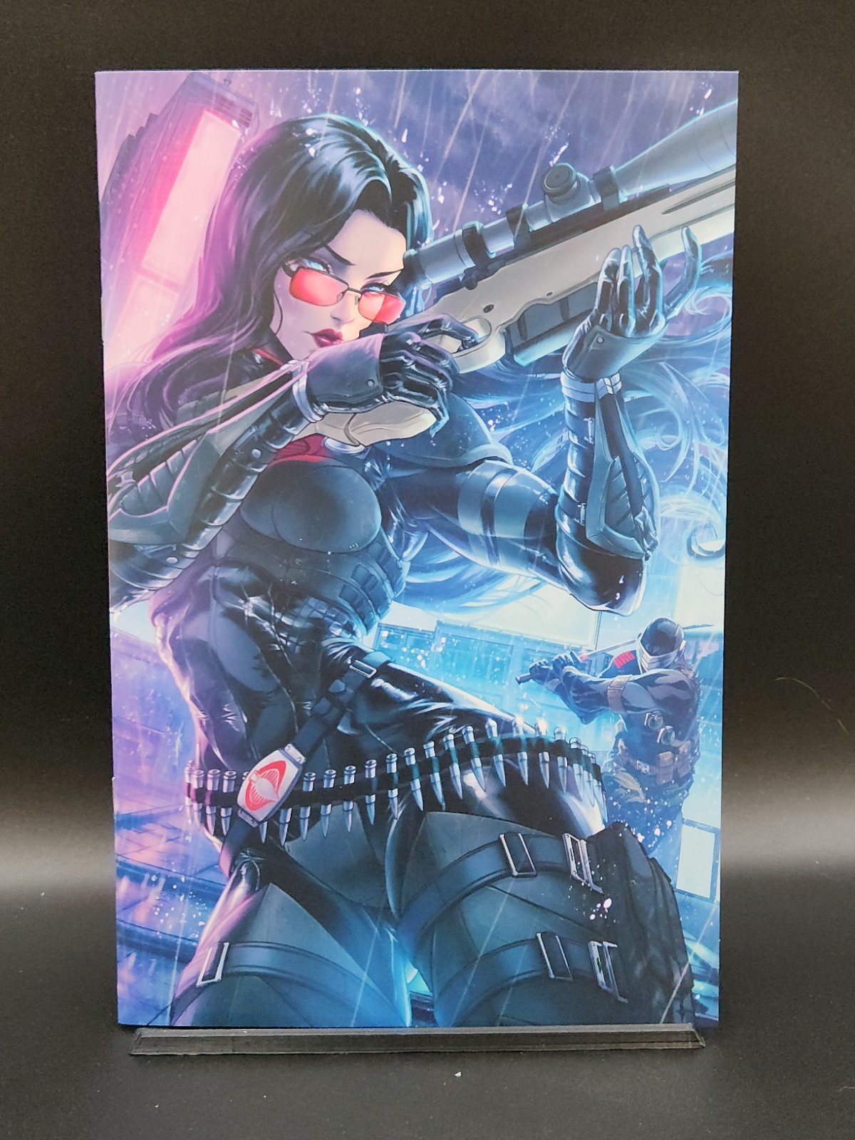 GI JOE REAL AMERICAN HERO #330 DRAX GAL Virgin Variant A LTD 750 FREE SHIPPING