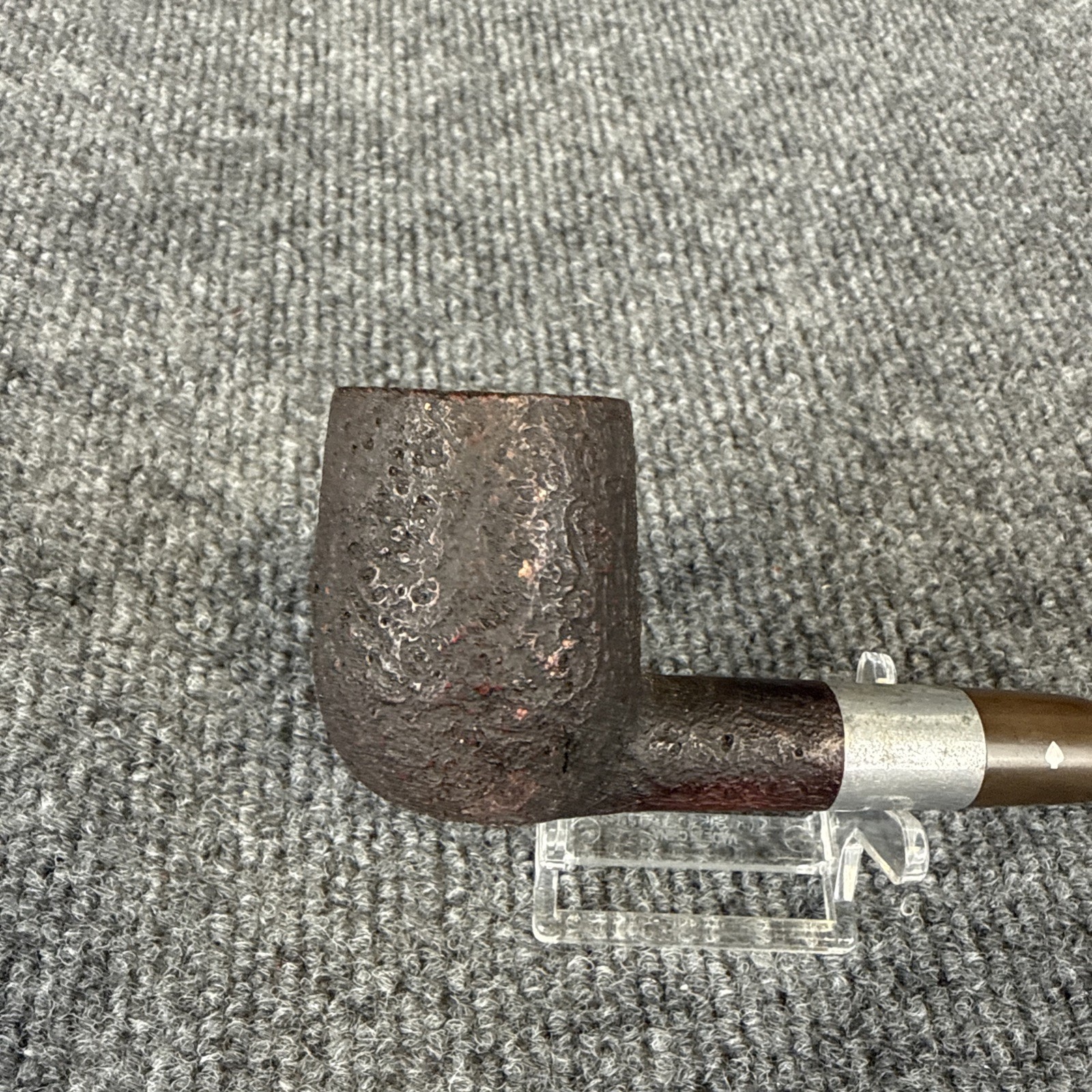 Vintage Dr. Grabow Commodore Rusticated Bulldog Estate Tobacco Pipe