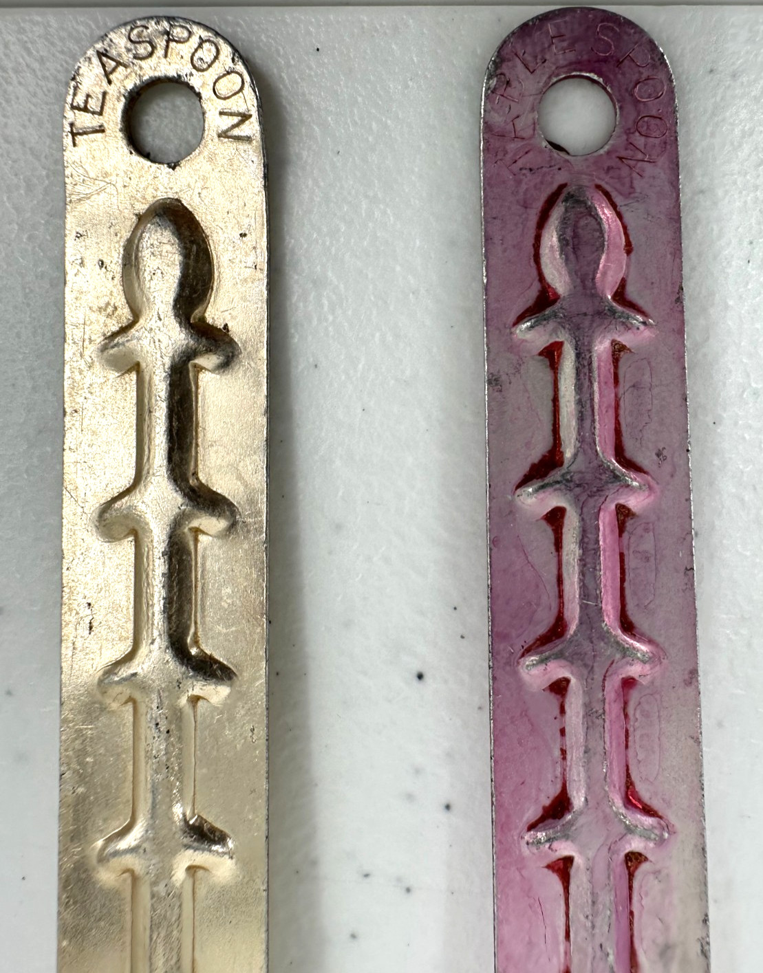 Walther Tallscoops Retro Anodized Aluminum Multicolor Measuring Spoons Set Of 4