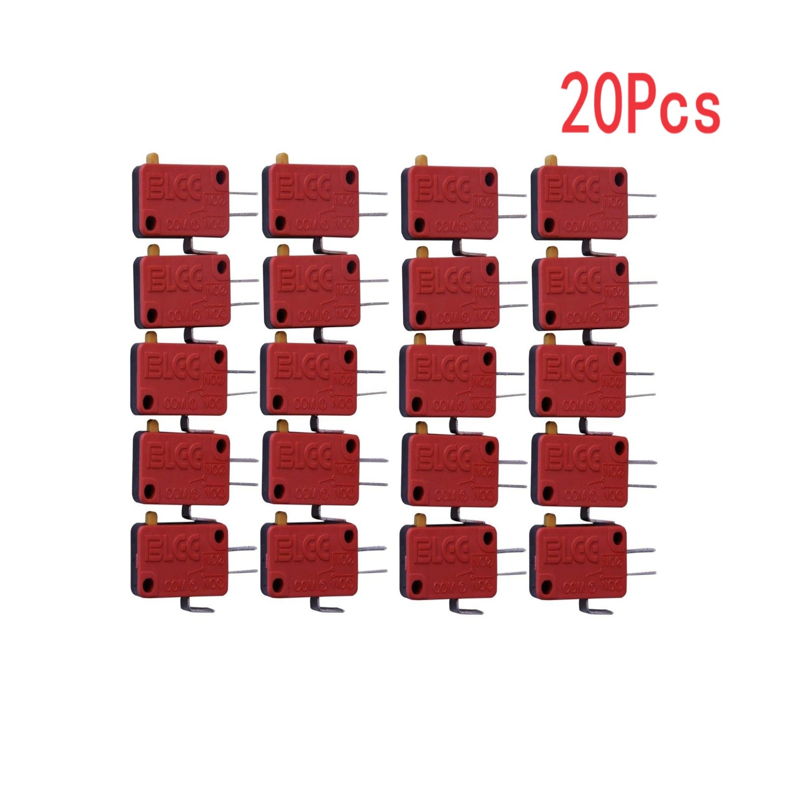 10/20Pcs 3 Pin Microswitch Standard For Arcade Mame Jamma Games Push Button
