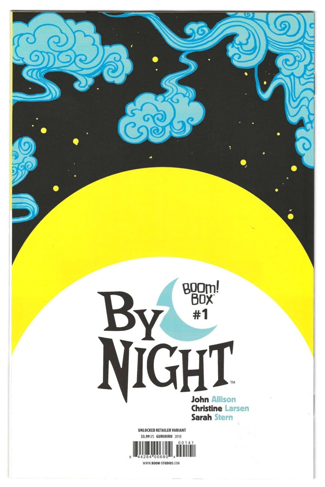 Boom Studios BY NIGHT #1 first printing unlocked retailer variant Boom Box