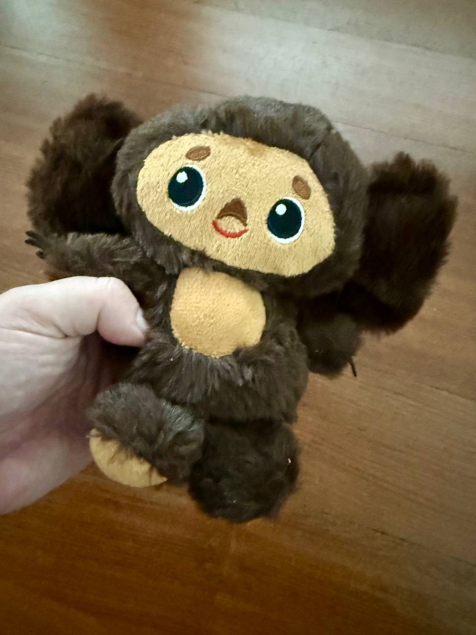 Cheburashka Plush Toy – Height 17cm – Soviet Cartoon Character