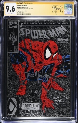 Amazing Spider-Man #1 CGC 9.6 SS McFarlane Signed Poly-Bag Silver Lizard Key