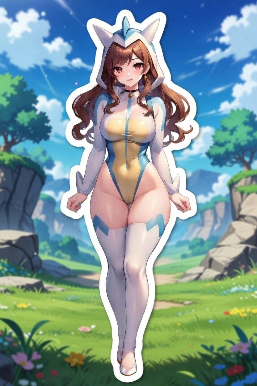 Anime Waifu Dratini Pokemon Weatherproof Sticker 3″ 6″ Car Laptop Vinyl Decal