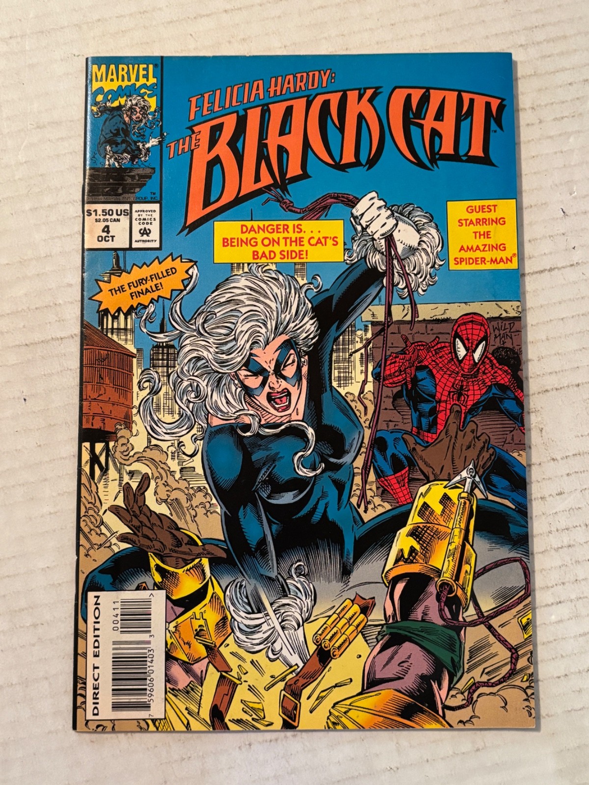 1994 Marvel Felicia Hardy The Black Cat #4 Comic Book /D901