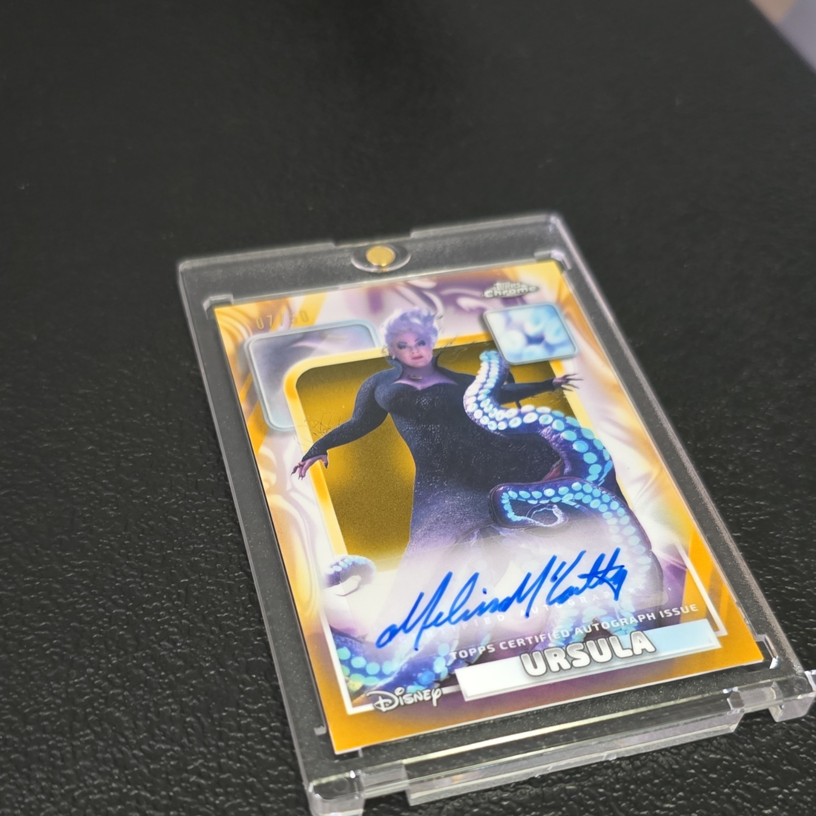Topps Disney Chrome Ursula Authentic Autograph AA-MMC Melissa McCarthy 07/50
