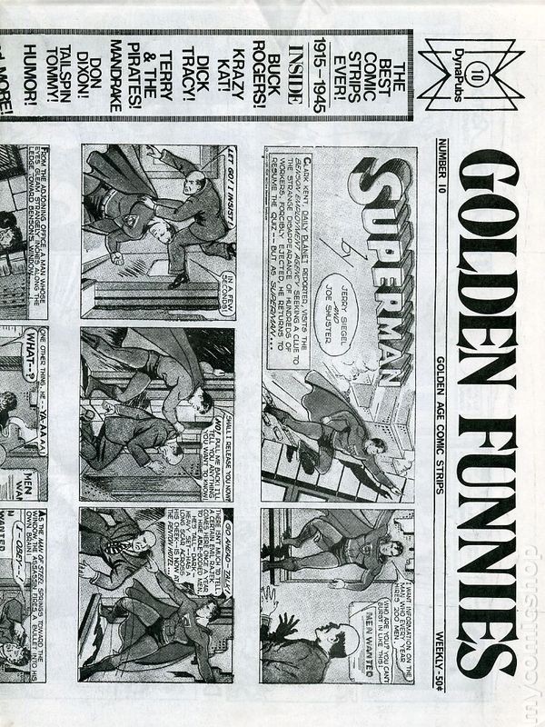 Golden Funnies #10 VF 8.0 1973 Stock Image