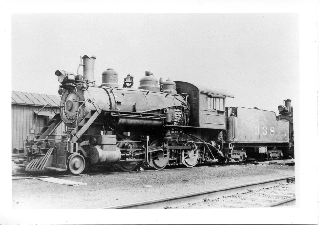 25D401 RP 1944/1970s? SSW COTTON BELT RAILROAD 2-6-0 LOCO #338 MALDEN MO