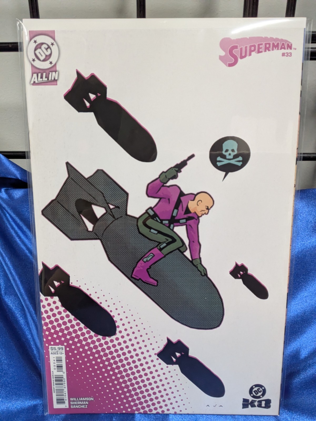 Superman #33 Cover D David Aja Card Stock Variant (DC K.O.) We Combine.