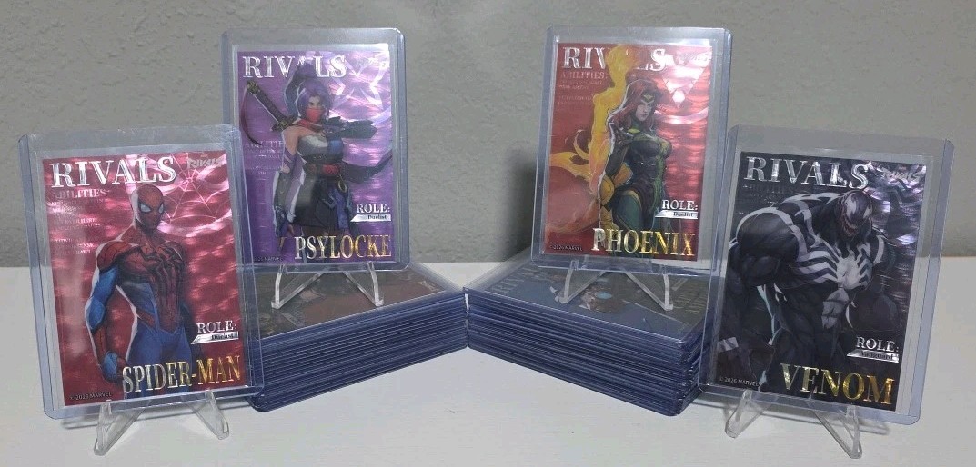 2026 Cardfun Marvel Rivals Eternal Glory Hero Debut Complete Set (41 Cards)