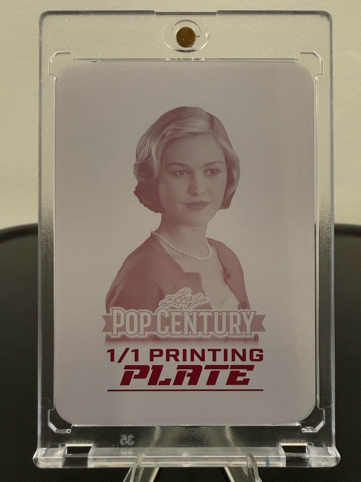 2026 Leaf Metal Pop Century Julia Stiles 1/1 Magenta Printing Plate
