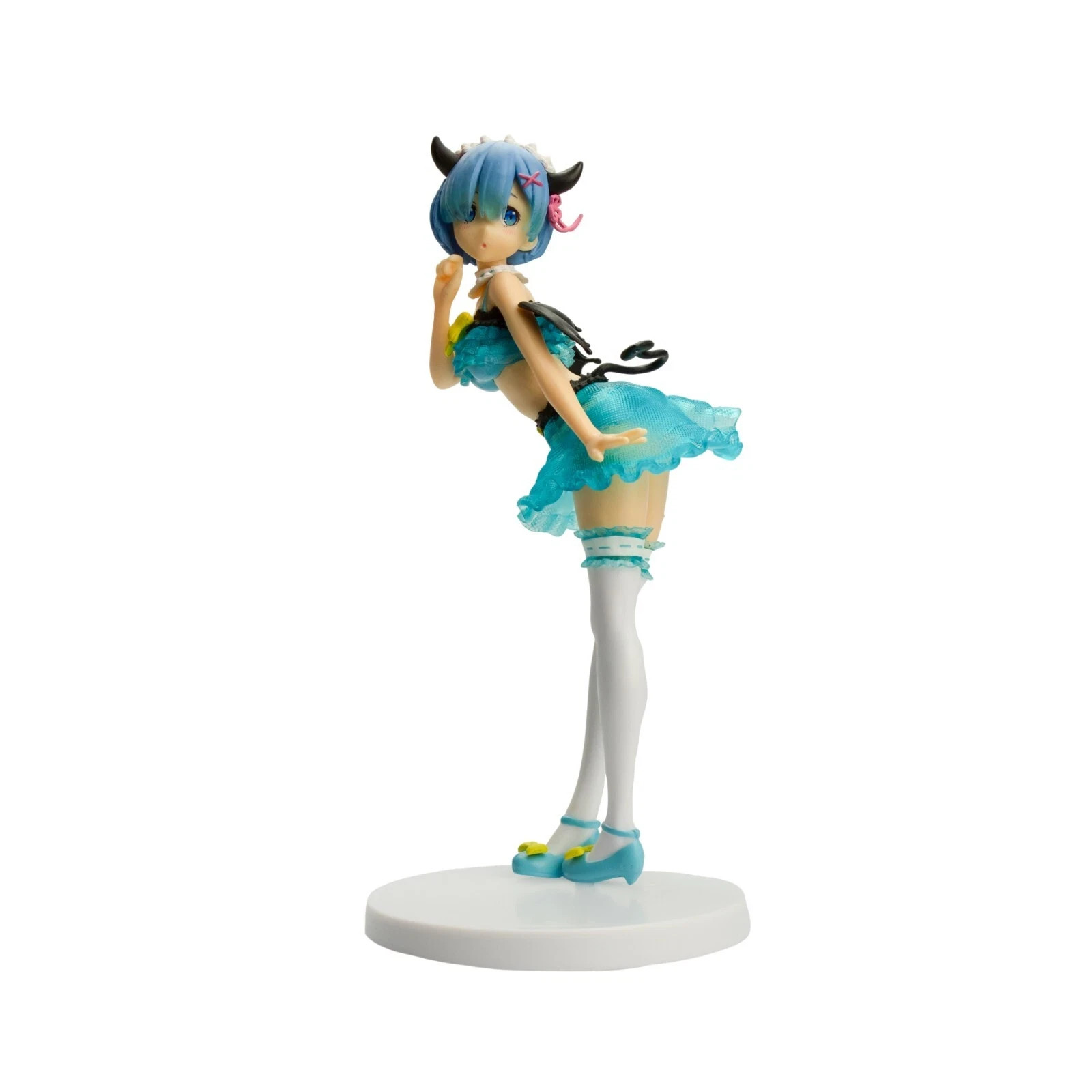 New Anime Action Figure Anime Girl Re Zero Rem Devil Horn Cute skirt Re:Zero