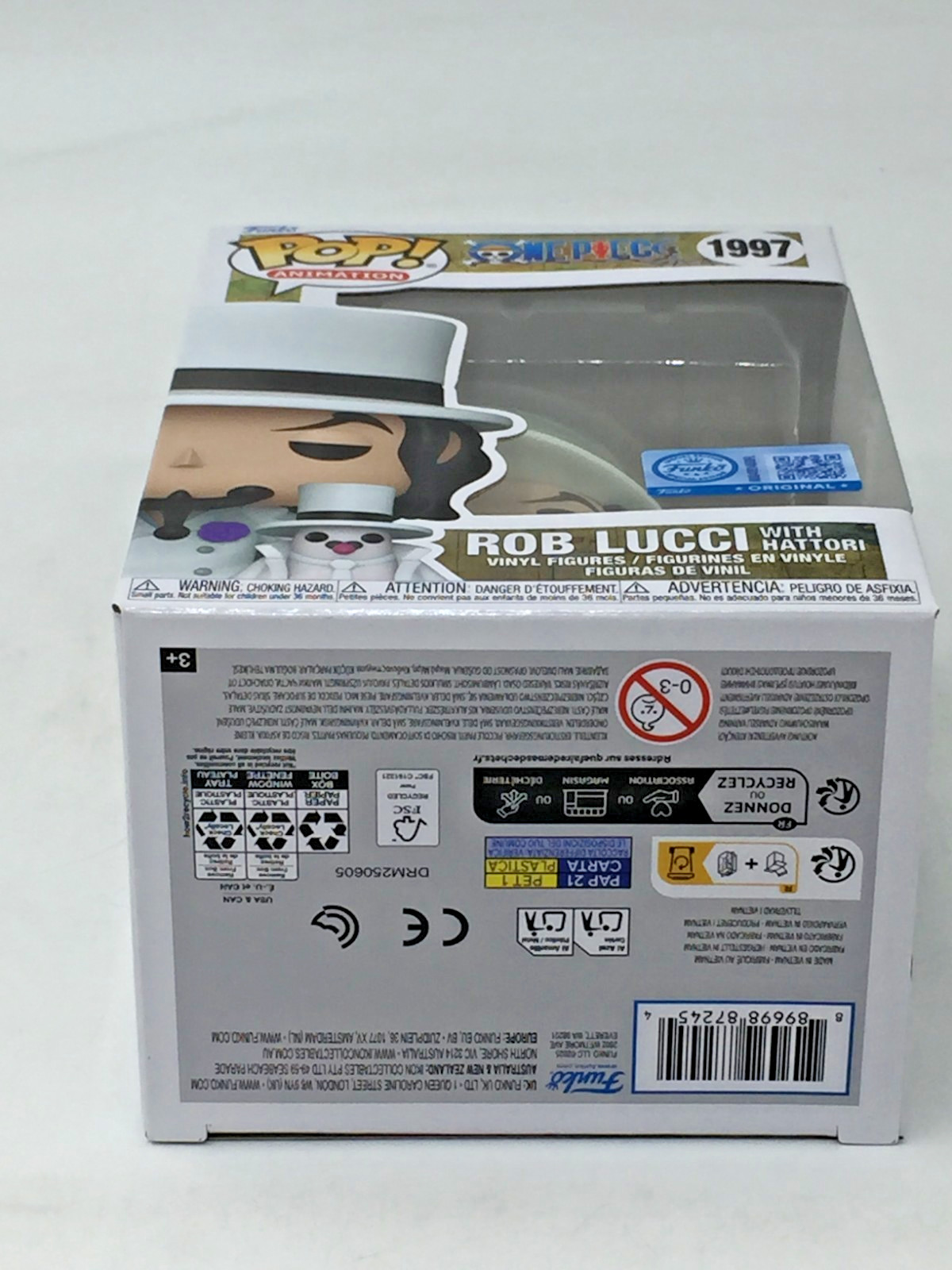 Funko Pop! One Piece Rob Lucci with Hattori Funko SE # 1997 W/Protector