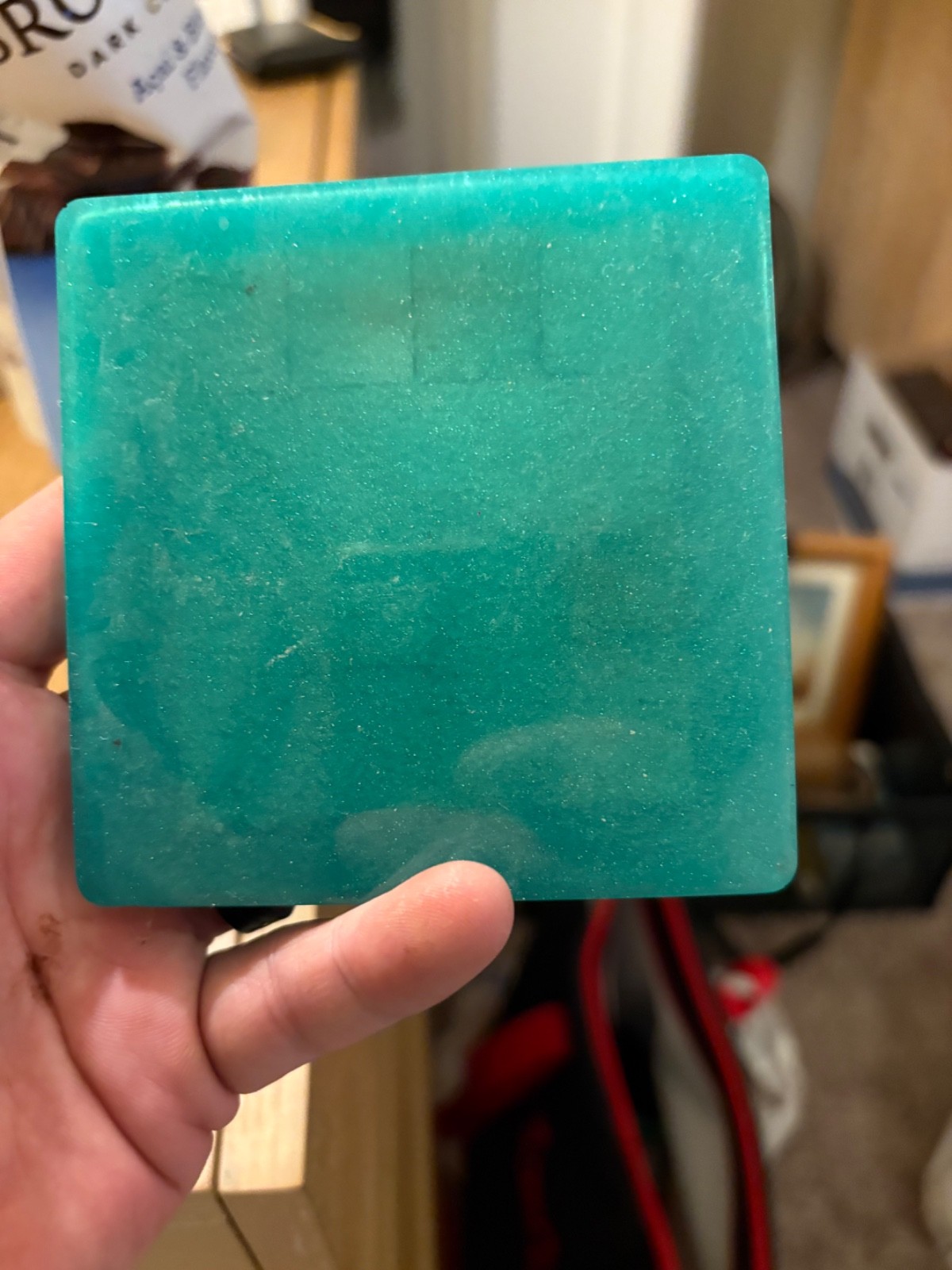 4 Coasters Only Time Will Tell Scrabble Green