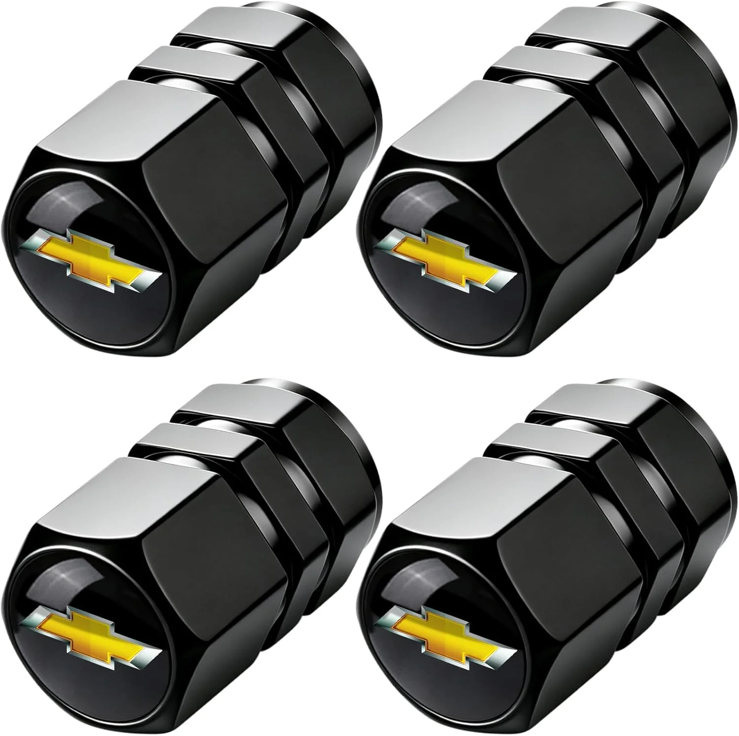 Tire Valve Stem Caps Compatible with Chevrolet Chevy Tire Valve Stem Cover Air C