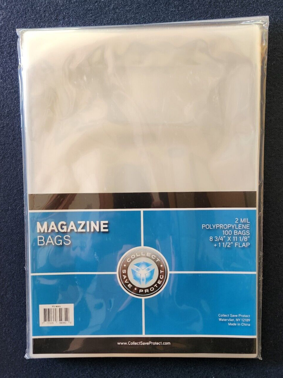 200 Sleeves Magazine Plastic Protector Storage Bags 8 3/4″ x 11 1/8″ Acid Free