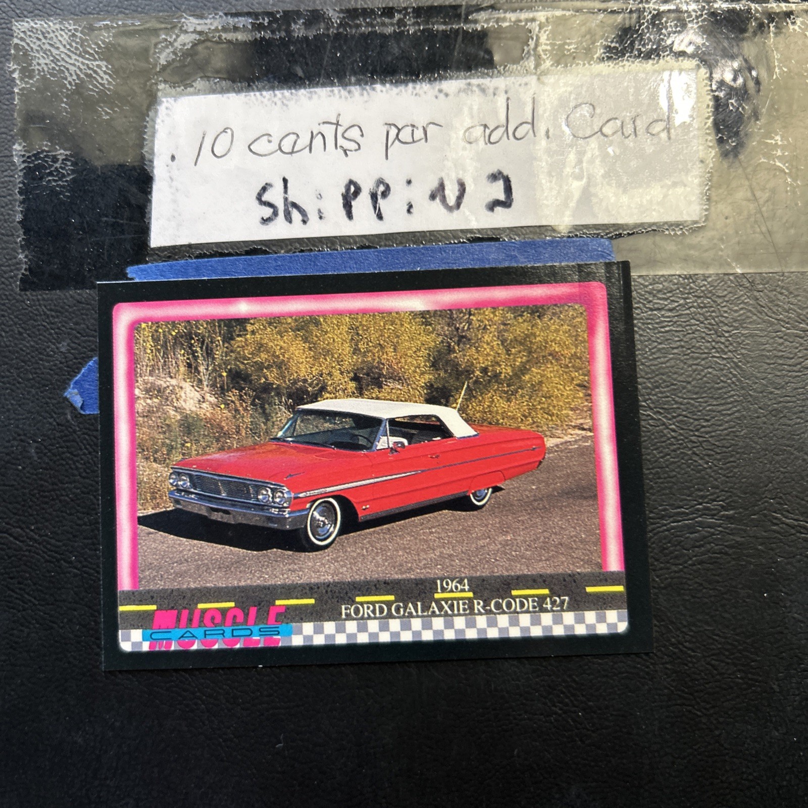 Jb8a 1992 Muscle Cars Add Ship $.10 #44 Ford Convertible Galaxie 1964 R Code 427