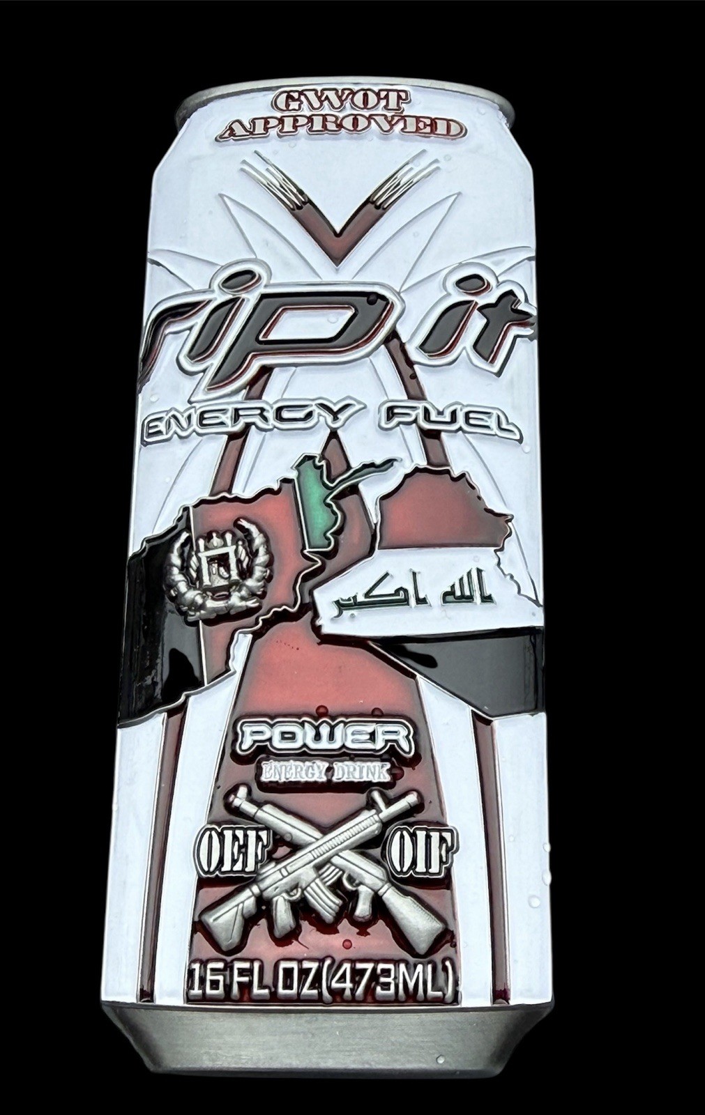 Amazing Energy Fuel Rip It Military Challenge Coin