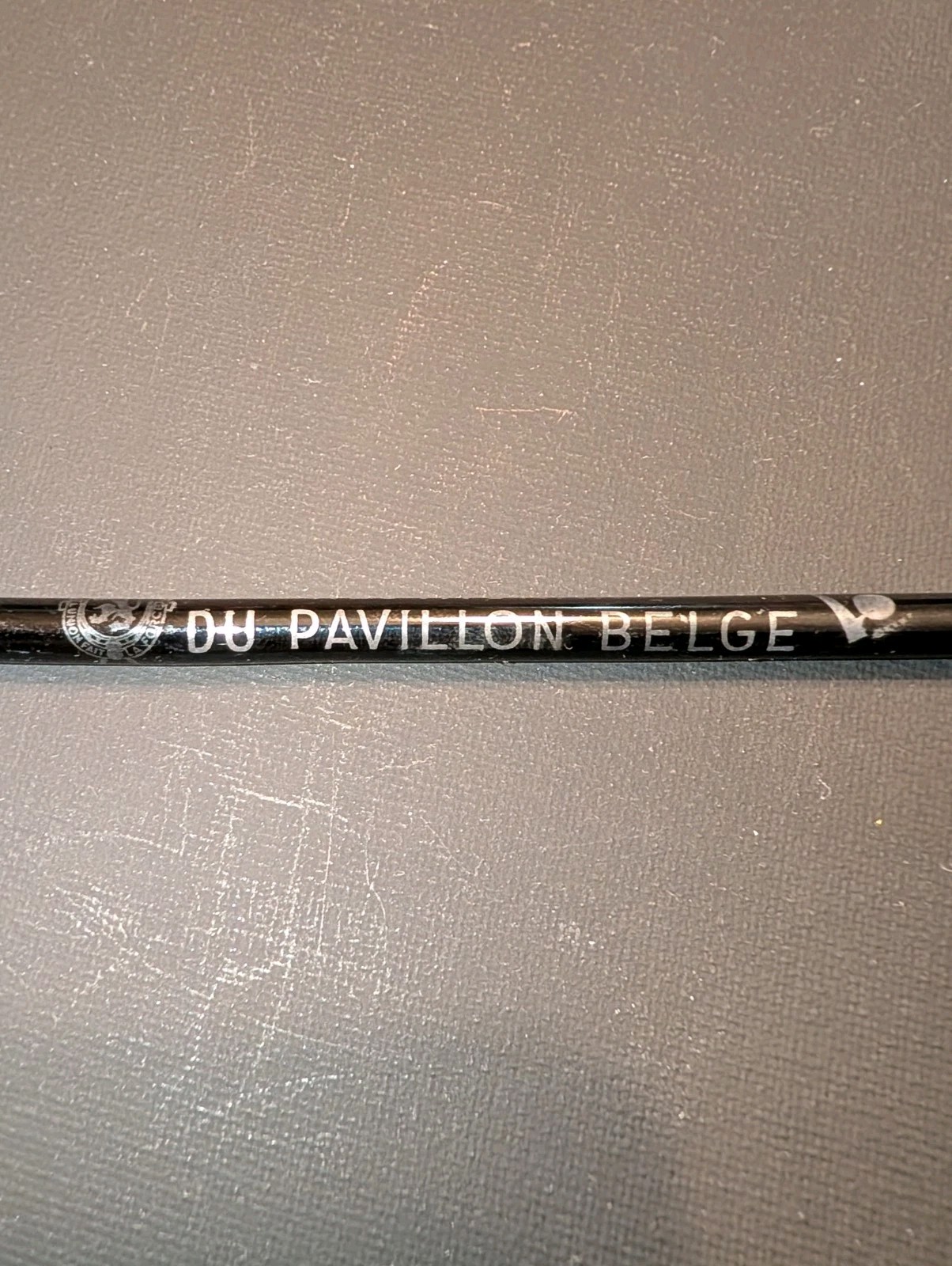 1939-1940 New York World’s Fair ” Restaurant Du Pavilion Belge” Swizzle Stick Bk