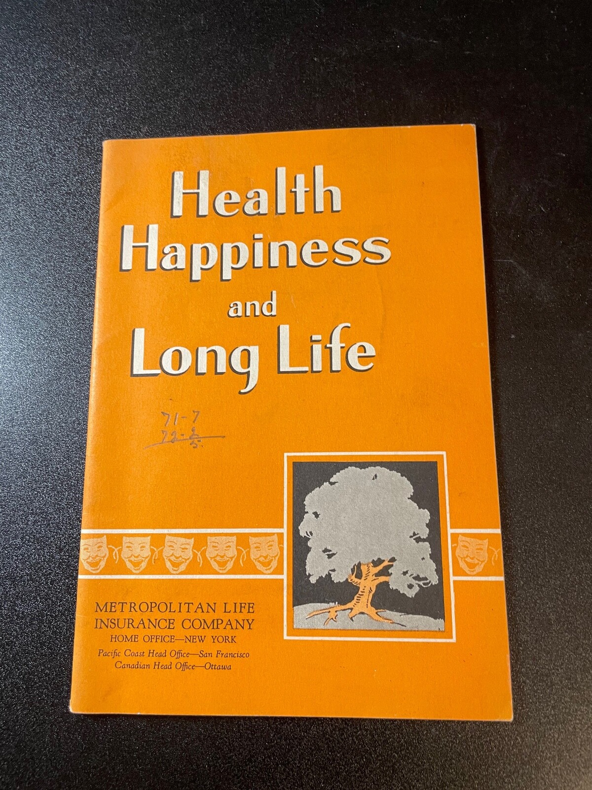 BOOKLET METROPOLITAN LIFE – HEALTH HAPPINESS LONG LIFE