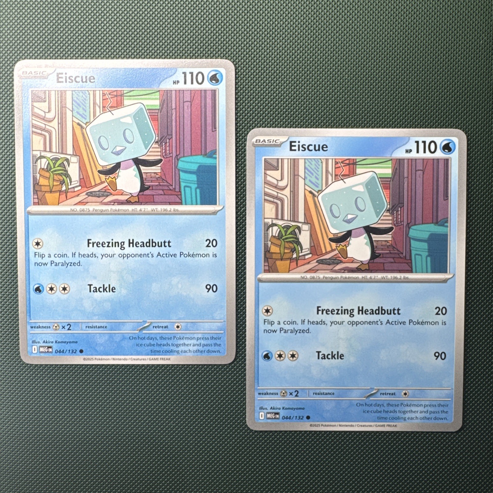 2 X Eiscue 044/132 Mega Evolutions Regular – Pokemon TCG