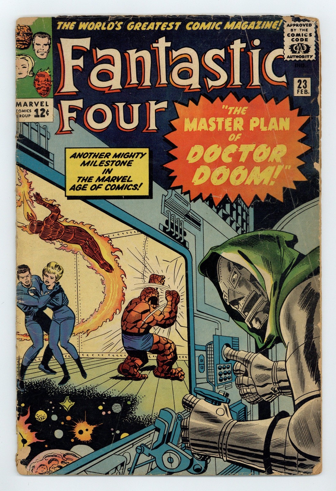 Fantastic Four #23 GD- 1.8 1964