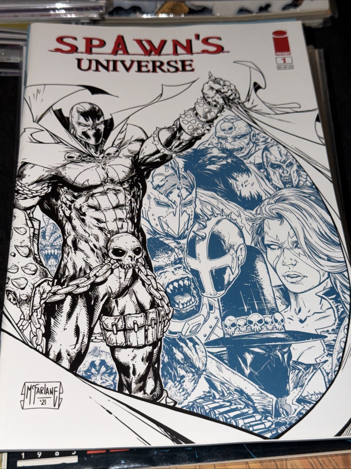 SPAWN’s UNIVERSE #1 | Todd McFarlane 2nd Print Variant Cover | Spawn | Image