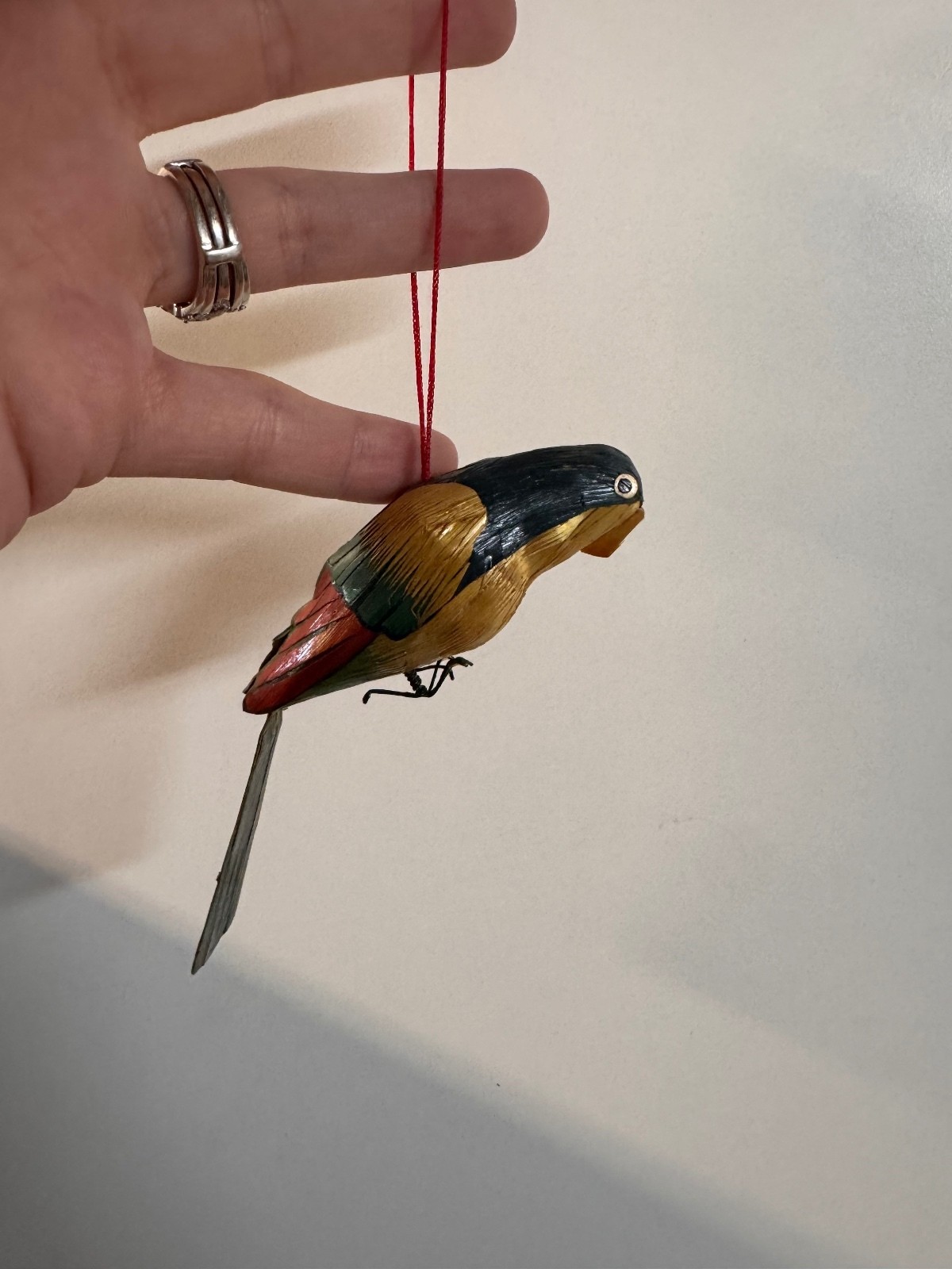 Handcrafted Decorative Hanging Bird Figurine