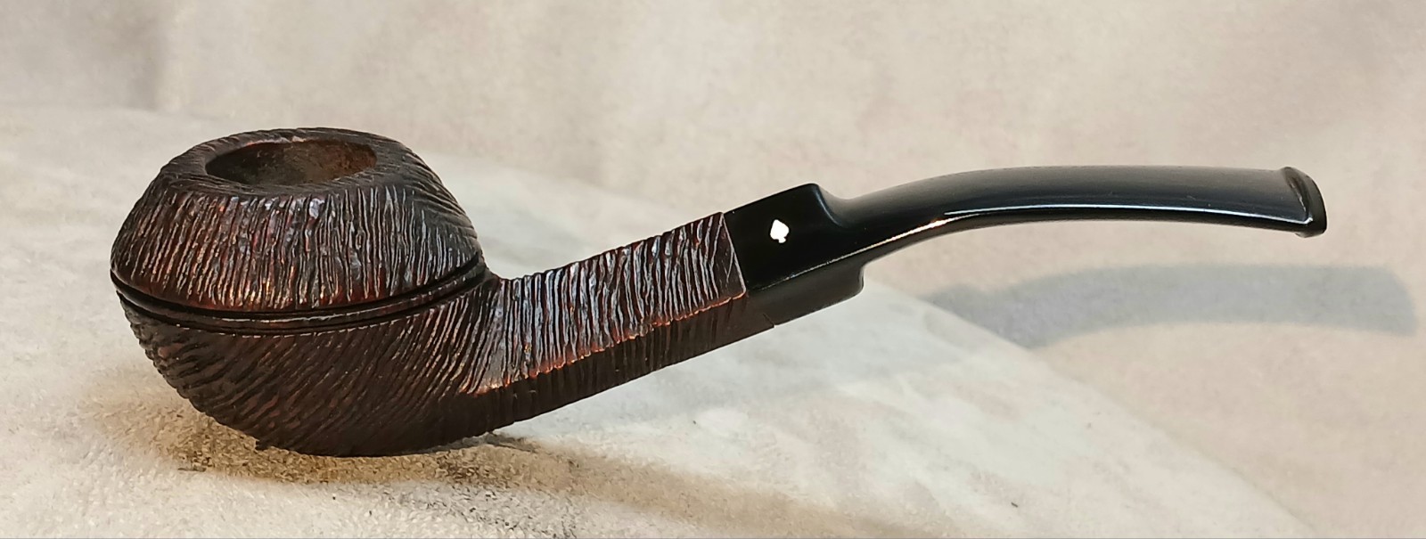 Superb Dr Grabow Starfire Wire Rusticated Bent Bulldog Tobacco Pipe 1950s