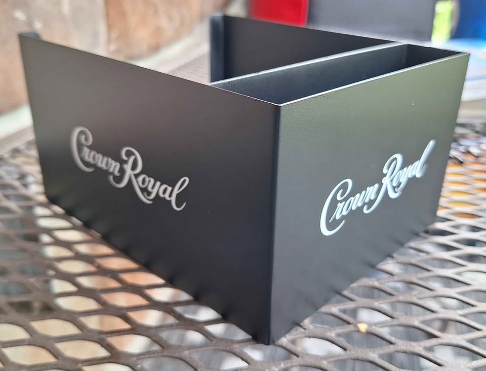 Crown Royal Steel Bar Caddy New
