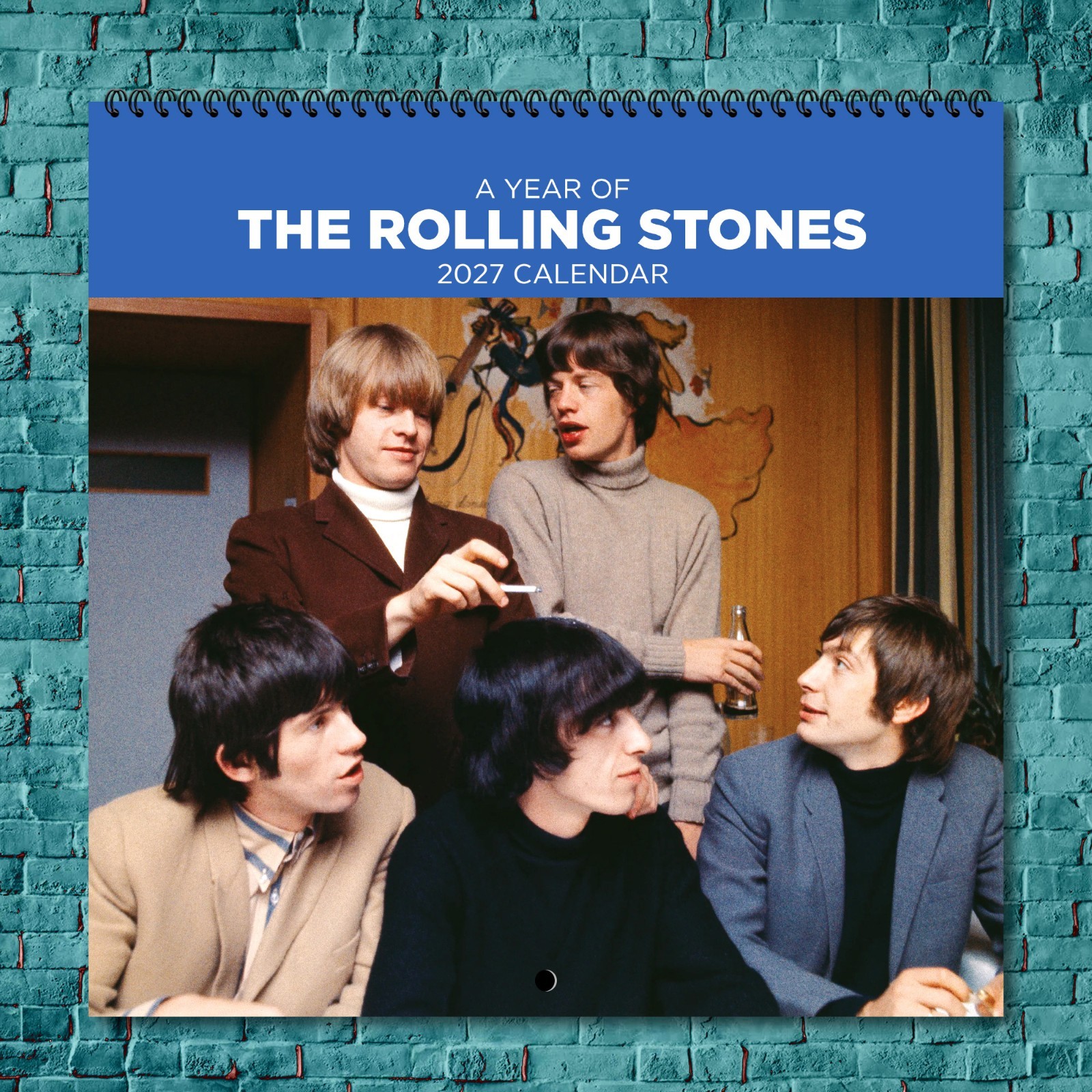 The Rolling Stones 2027 Wall Calendar 12 Month Celebrity Photo Fan Collectible