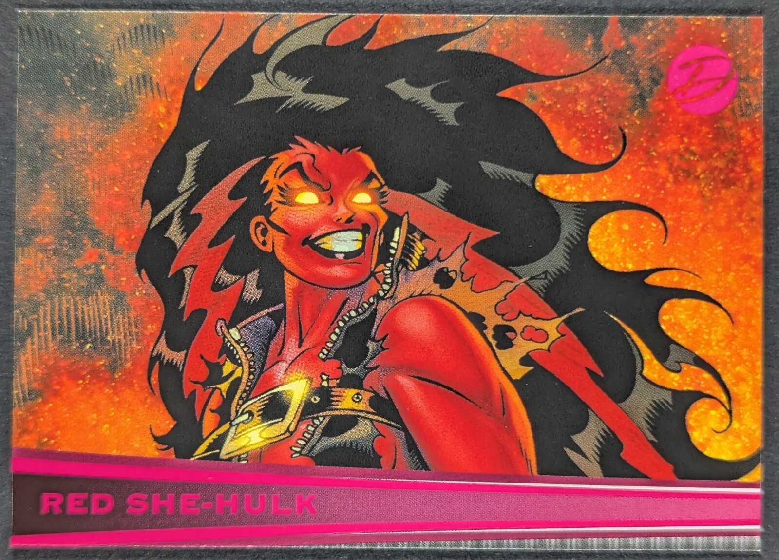 Red She-Hulk 2011 Marvel Dangerous Divas Women Rittenhouse Card #19 (NM)